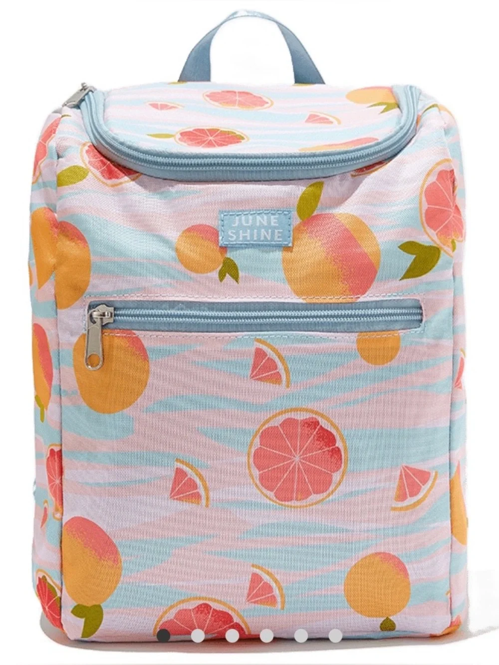 JuneShine “Summer Citrus” Insulated Cooler Backpack — NWT